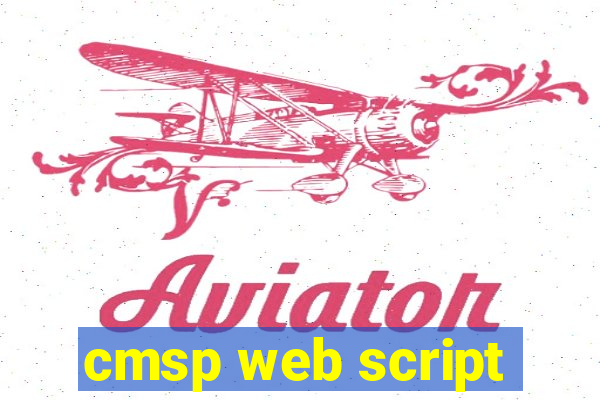 cmsp web script